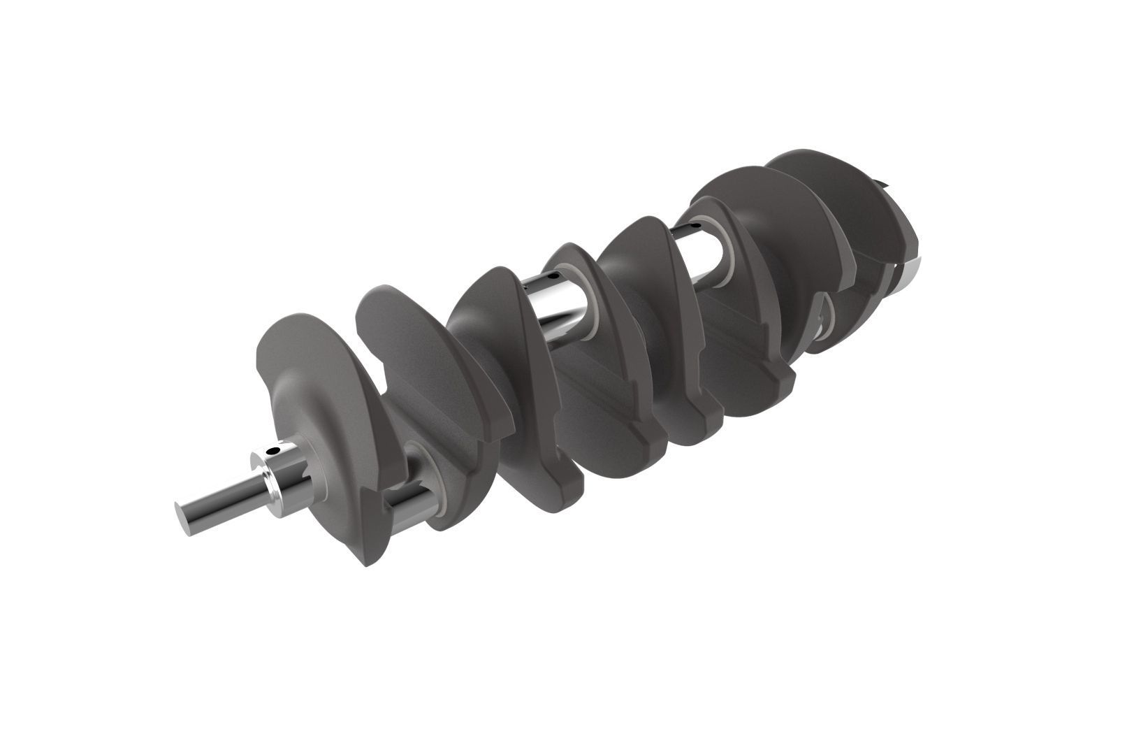 Automotive crankshaft 3D print model_37