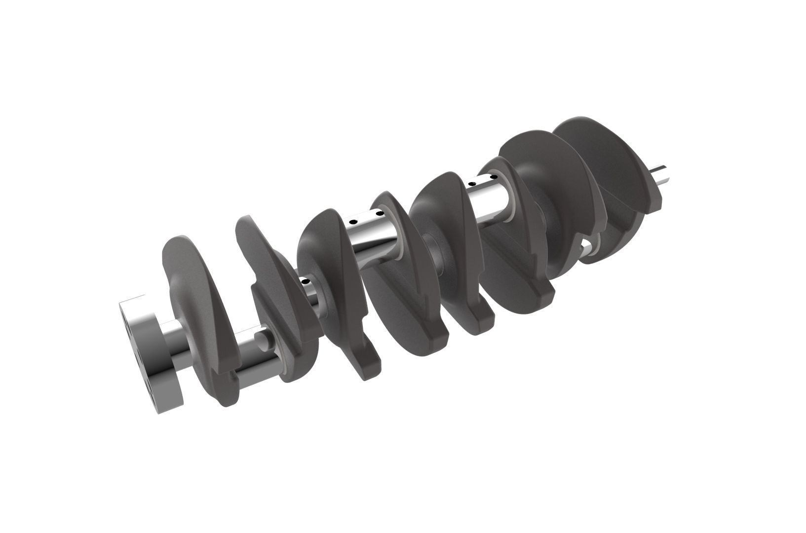 Automotive crankshaft 3D print model_25