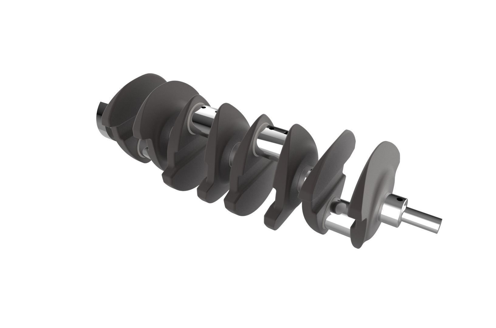 Automotive crankshaft 3D print model_29