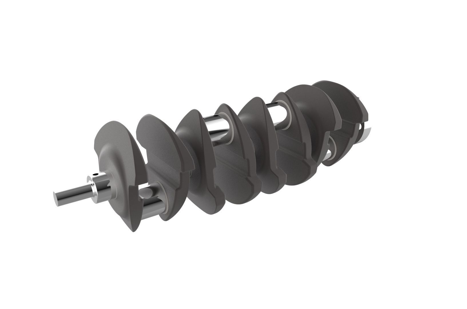 Automotive crankshaft 3D print model_39