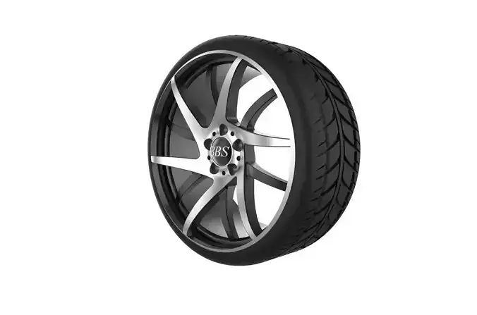 BBS wheel 3D print model