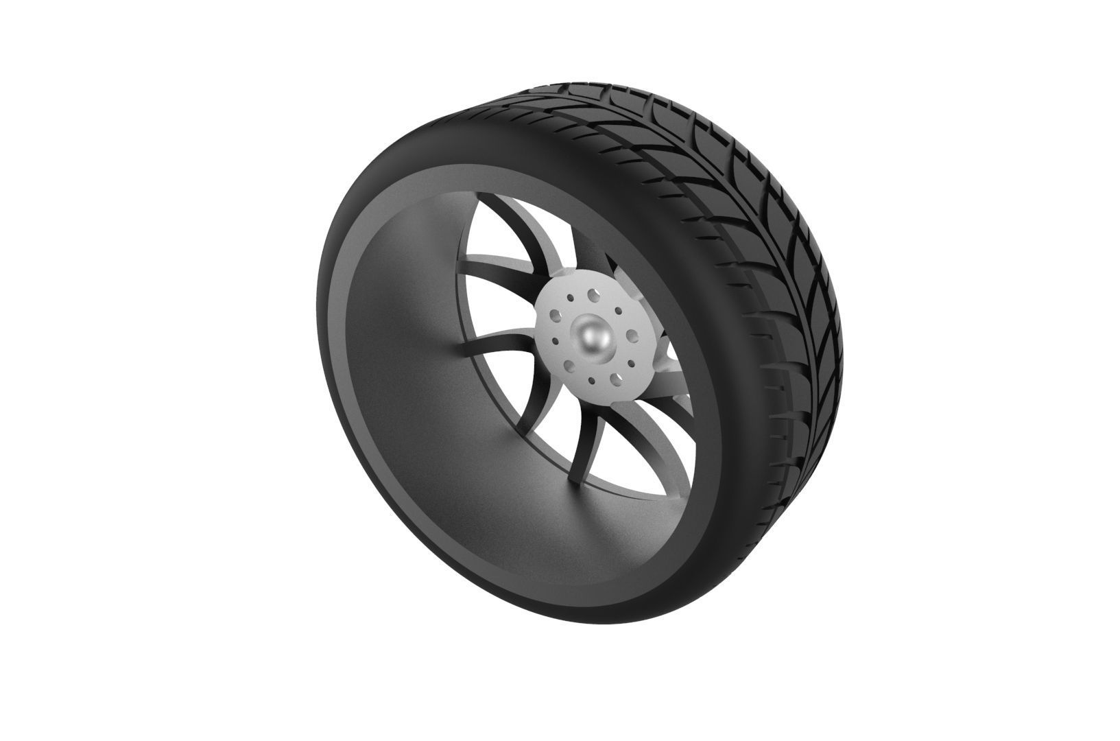 BBS wheel 3D print model_20