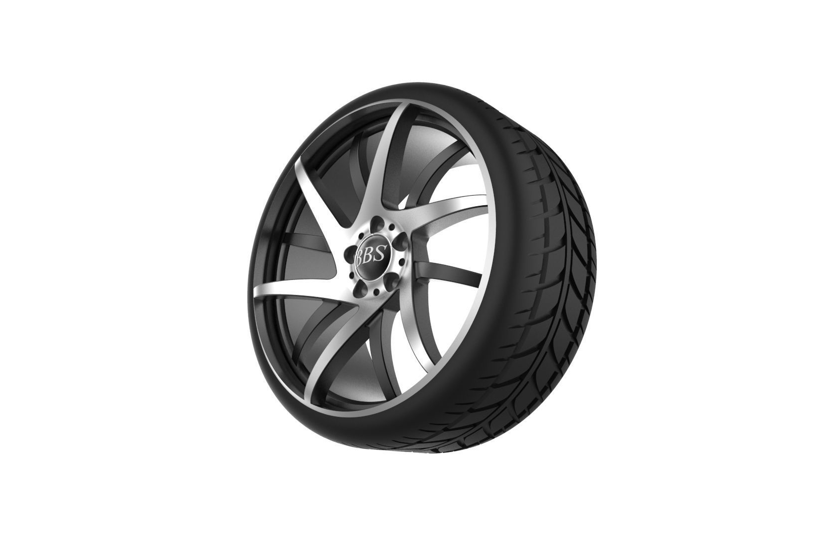 BBS wheel 3D print model_15