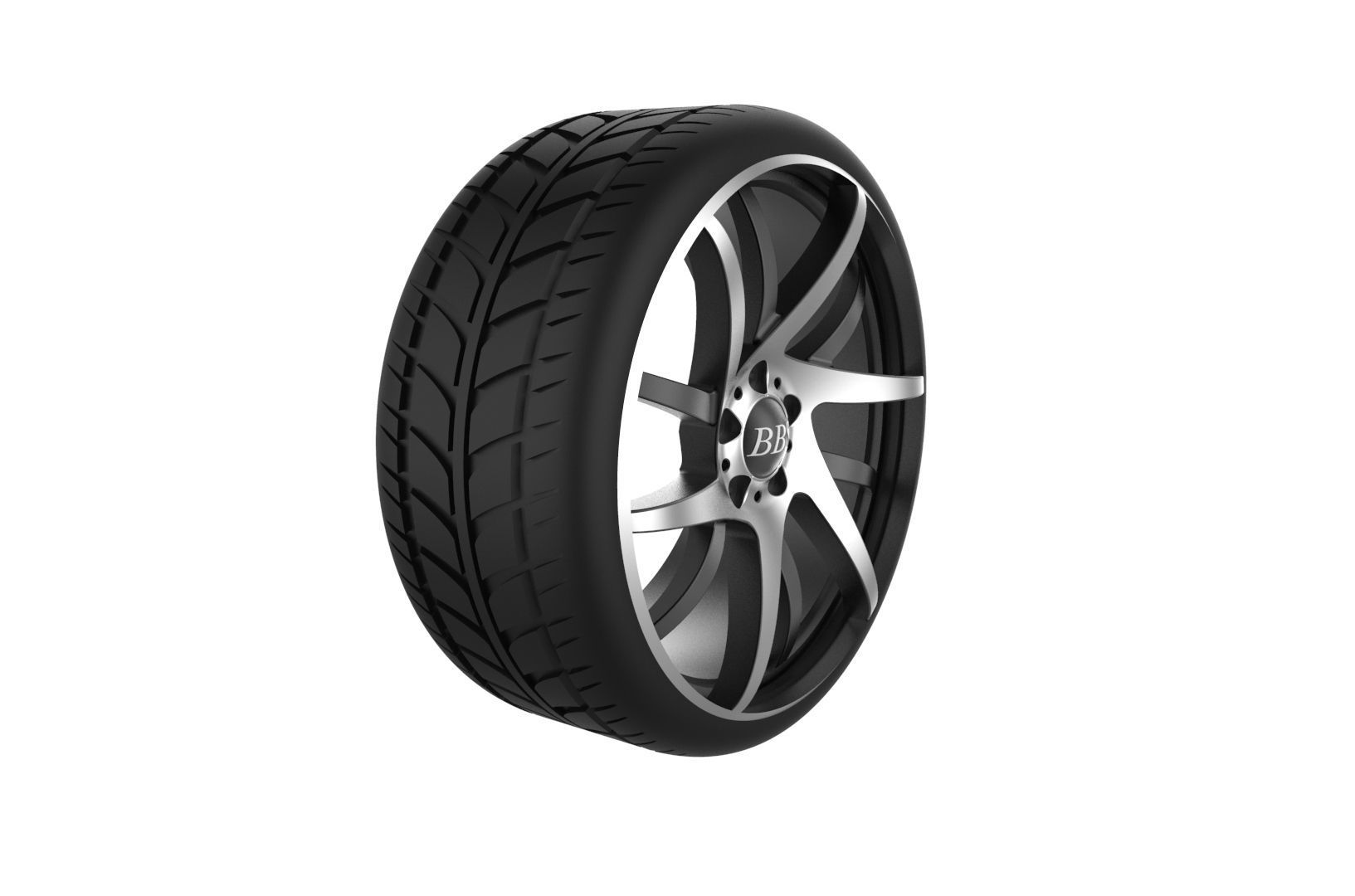 BBS wheel 3D print model_29