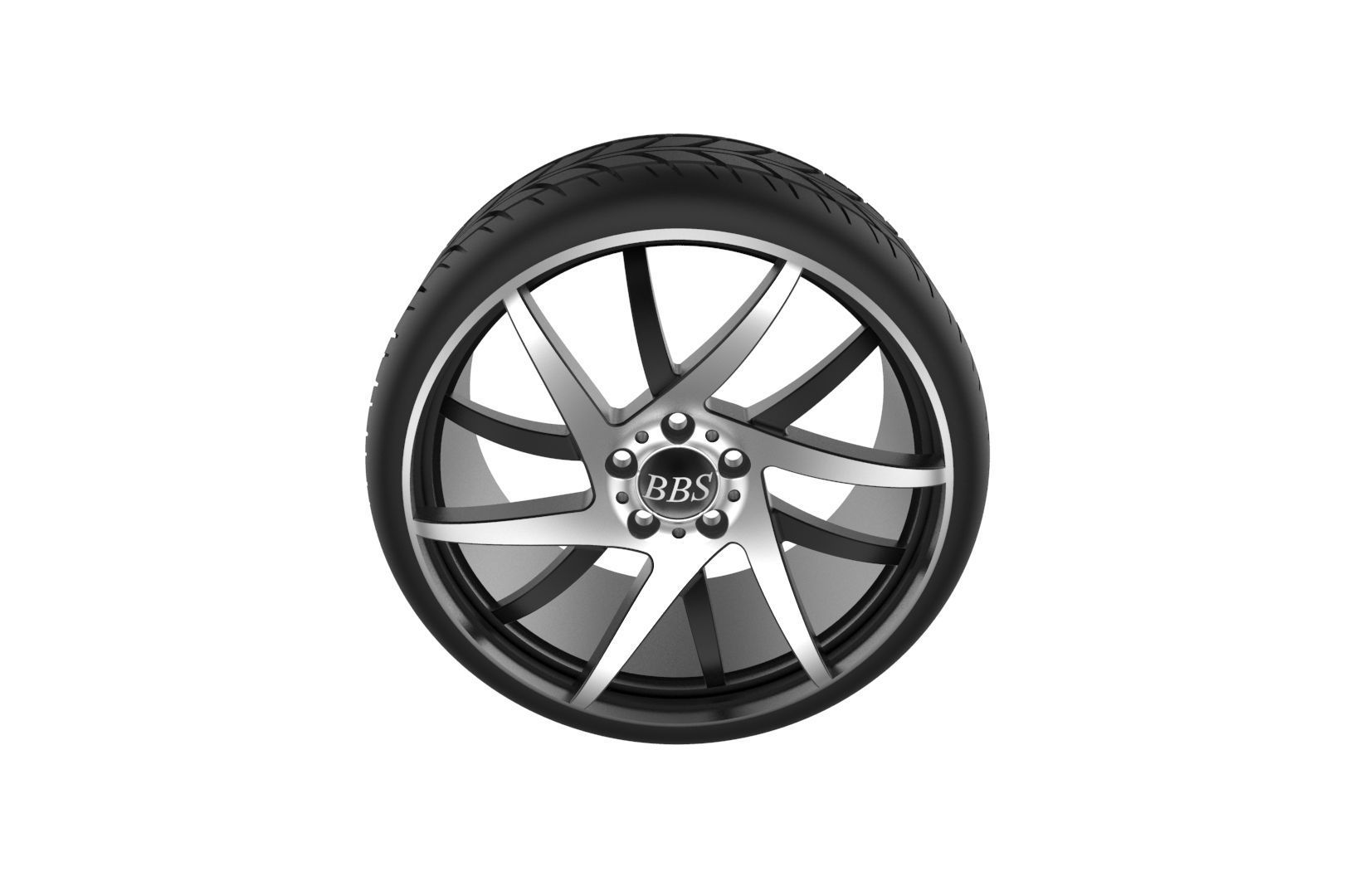 BBS wheel 3D print model_16