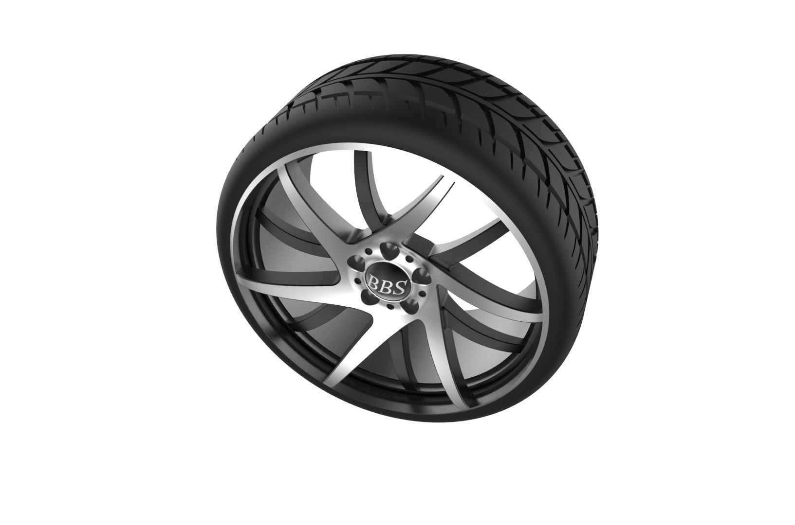 BBS wheel 3D print model_19