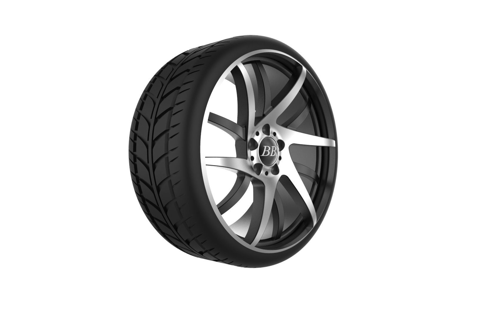 BBS wheel 3D print model_18