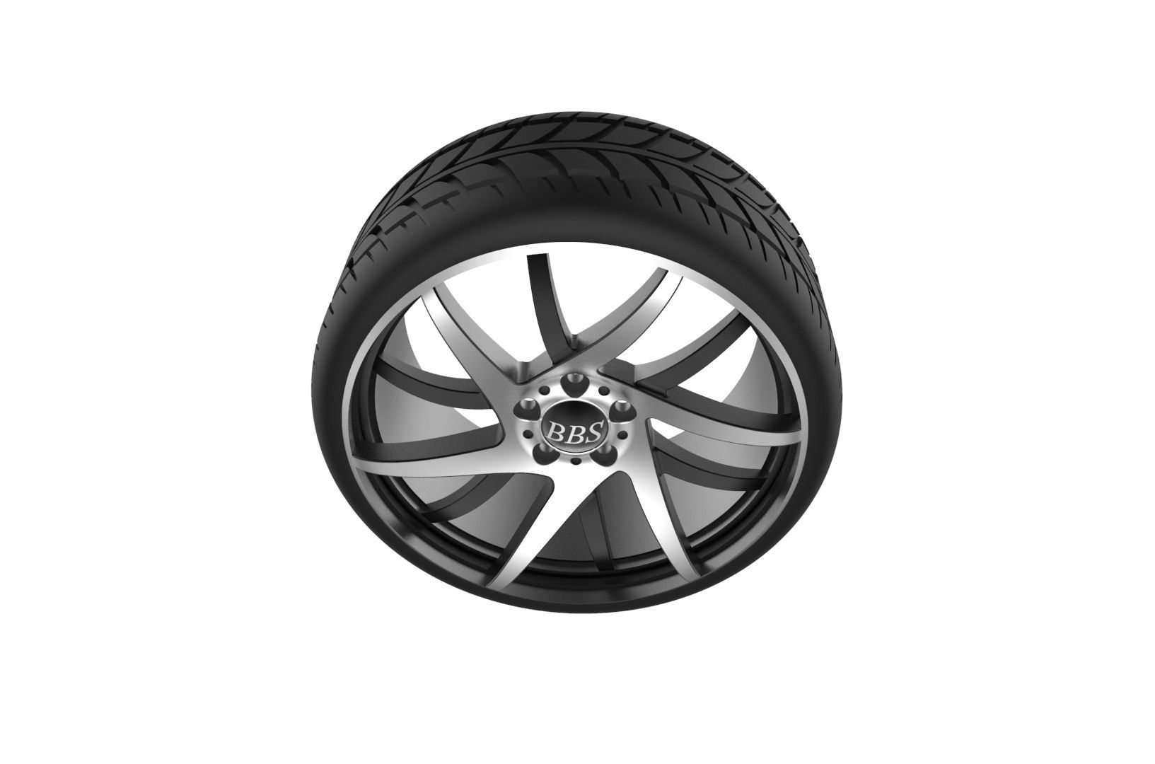 BBS wheel 3D print model_22