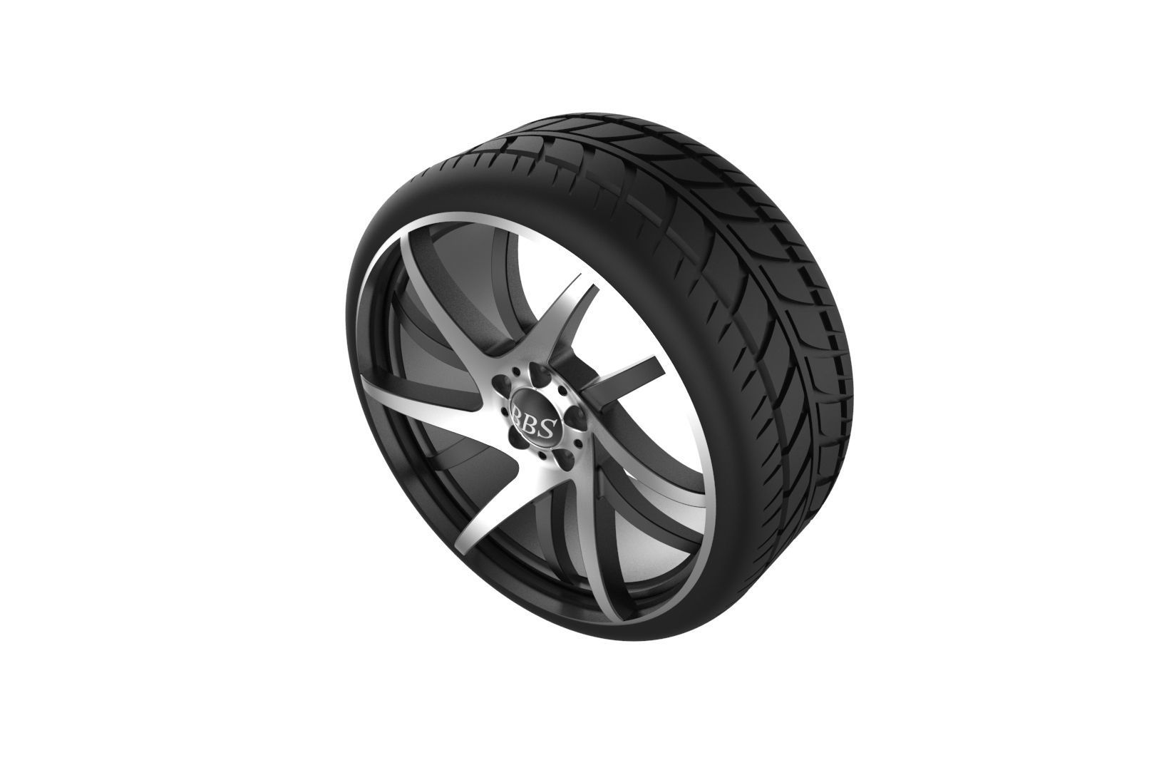 BBS wheel 3D print model_13