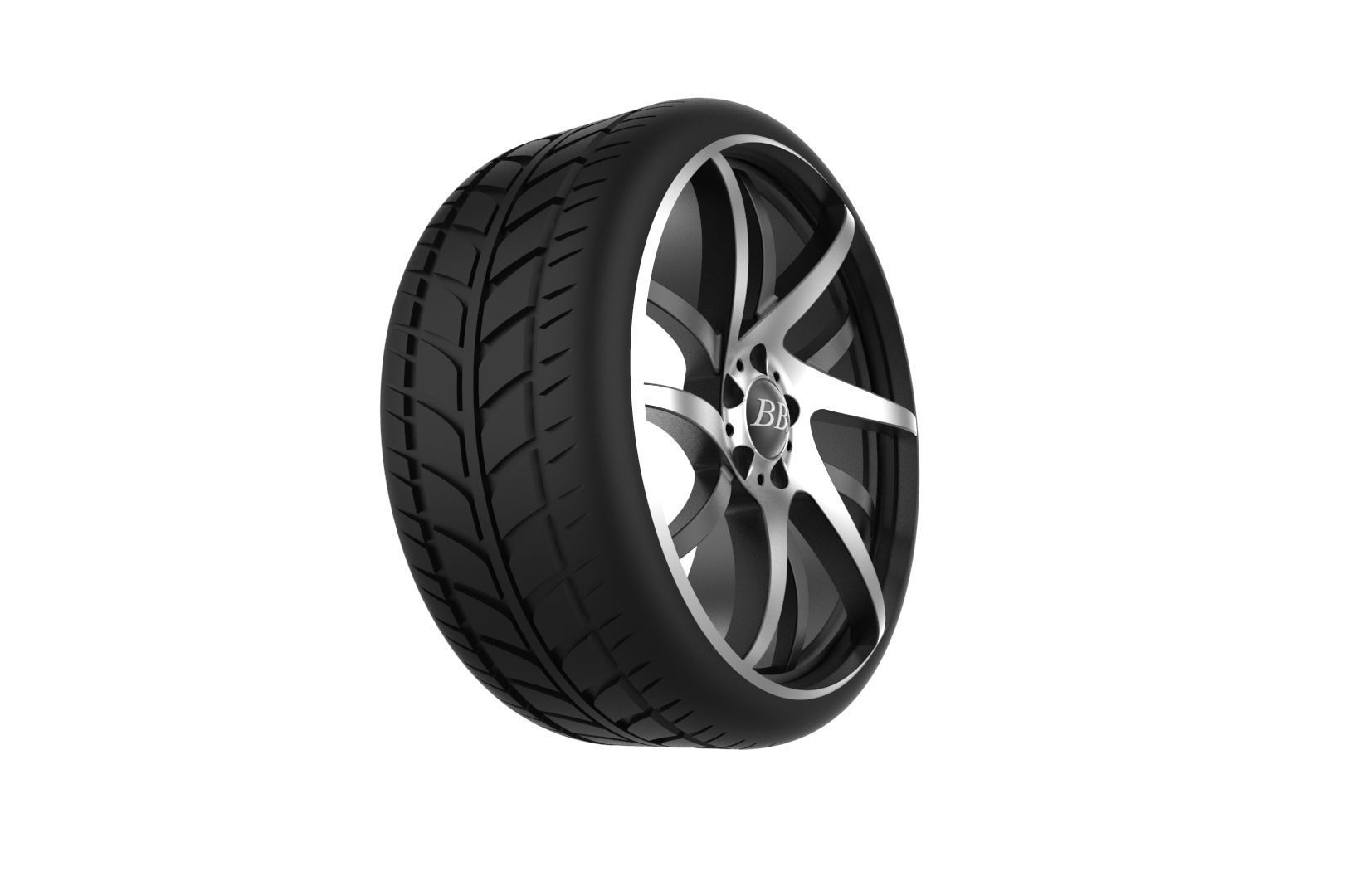 BBS wheel 3D print model_31