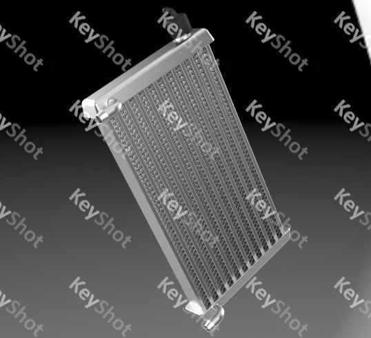 GoKart Radiator Intercooler 3D print model_5
