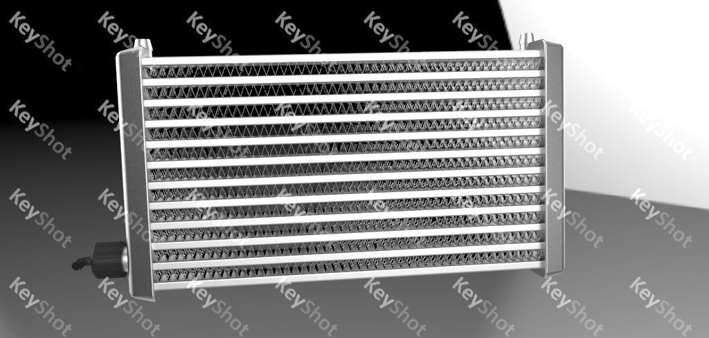 GoKart Radiator Intercooler 3D print model_6