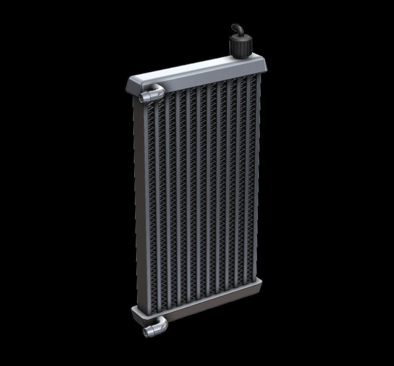 GoKart Radiator Intercooler 3D print model_12