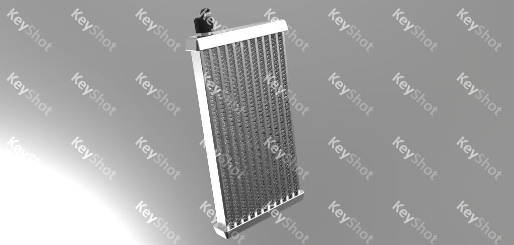 GoKart Radiator Intercooler 3D print model_9