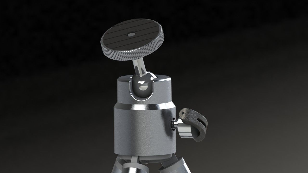 Sony Camera Tripod 3D print model_3