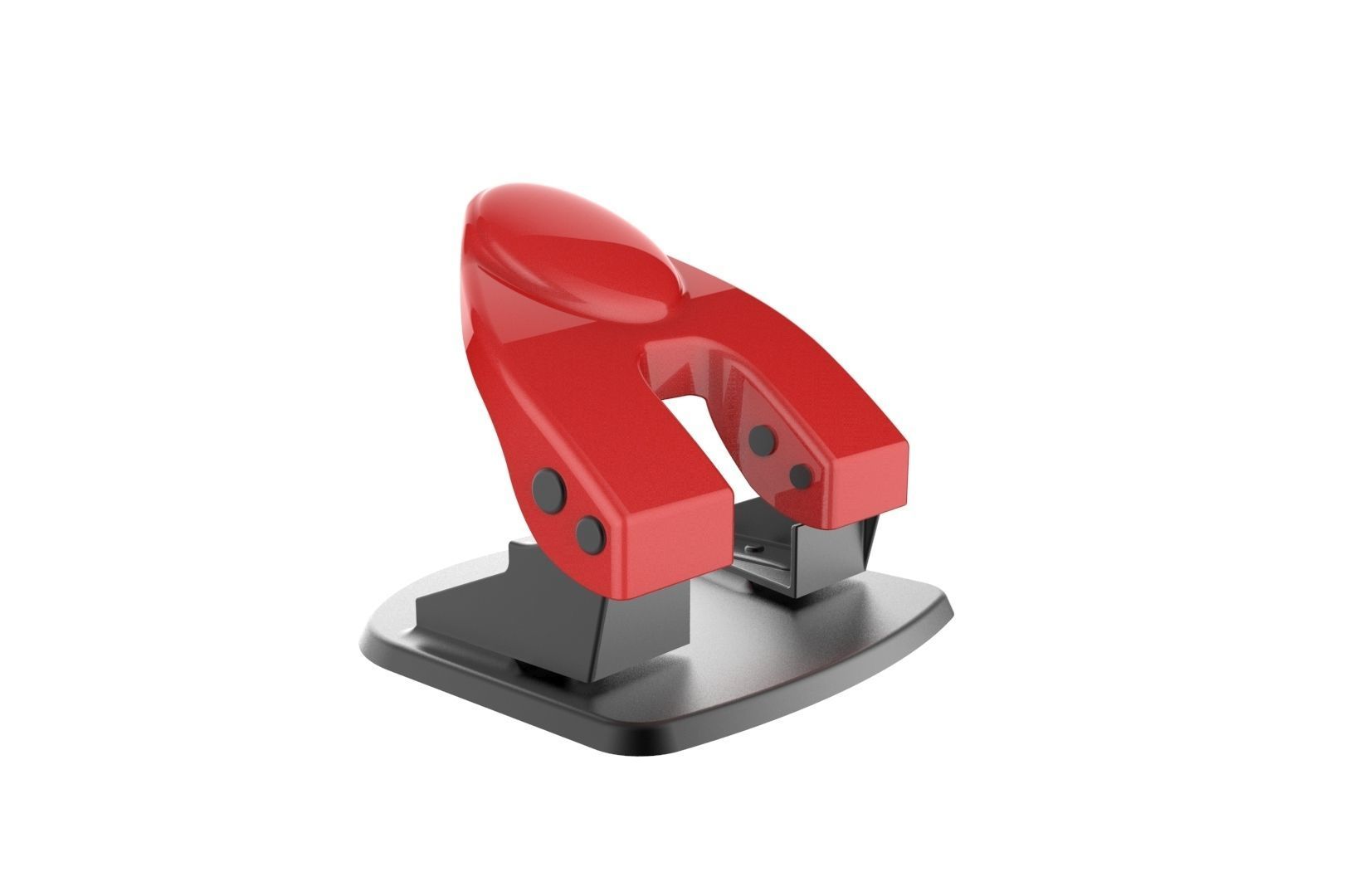 Hole paper puncher 3D print model_18