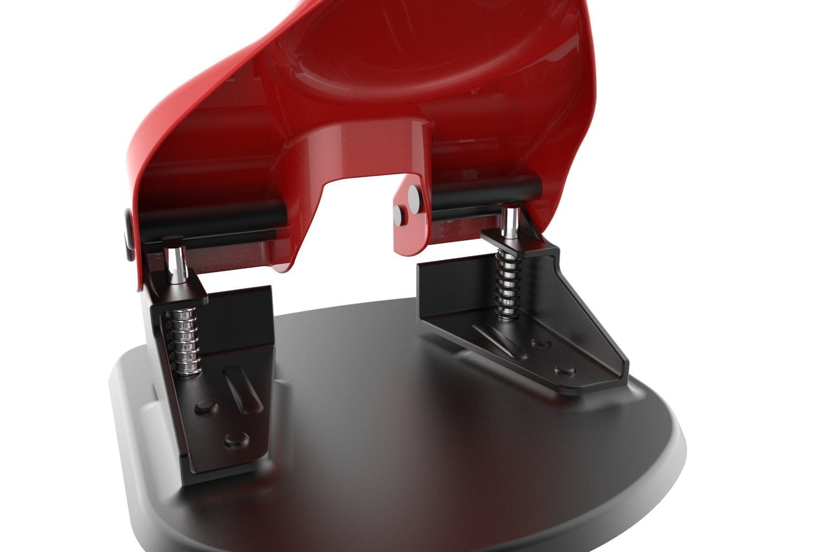 Hole paper puncher 3D print model_9