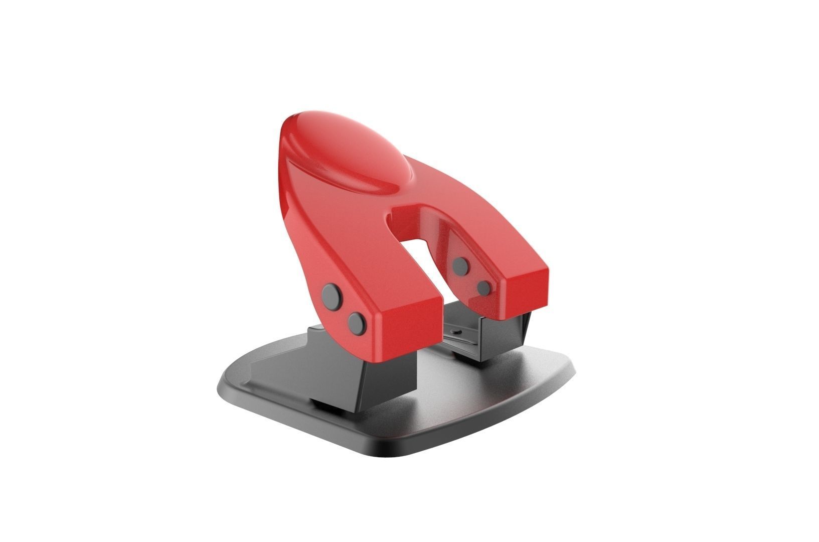 Hole paper puncher 3D print model_19