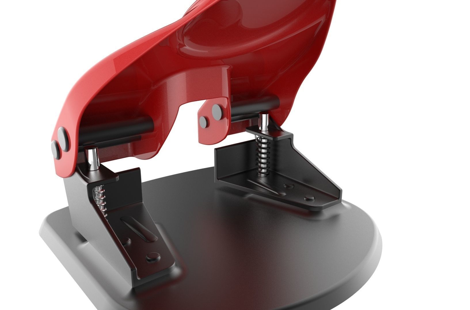 Hole paper puncher 3D print model_8