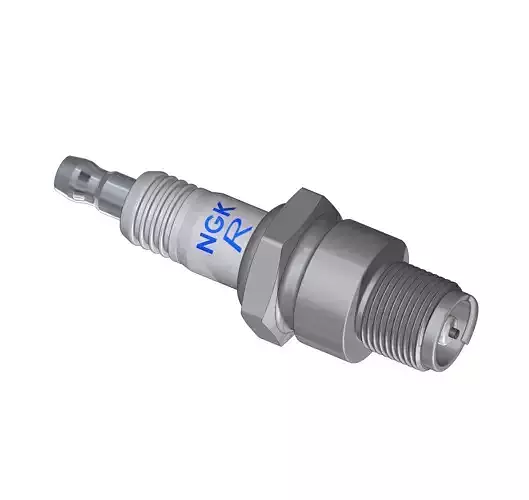 NGK Spark plug 3D print model