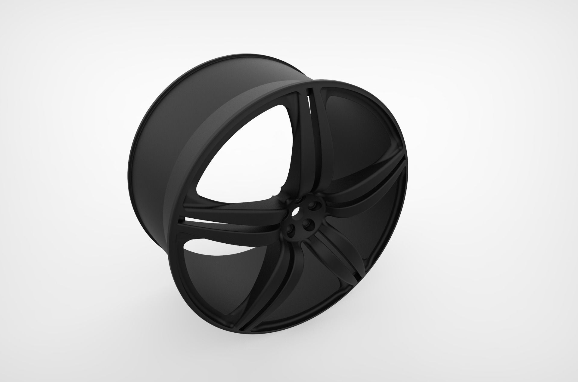 Wheel Rim 3D print model_4