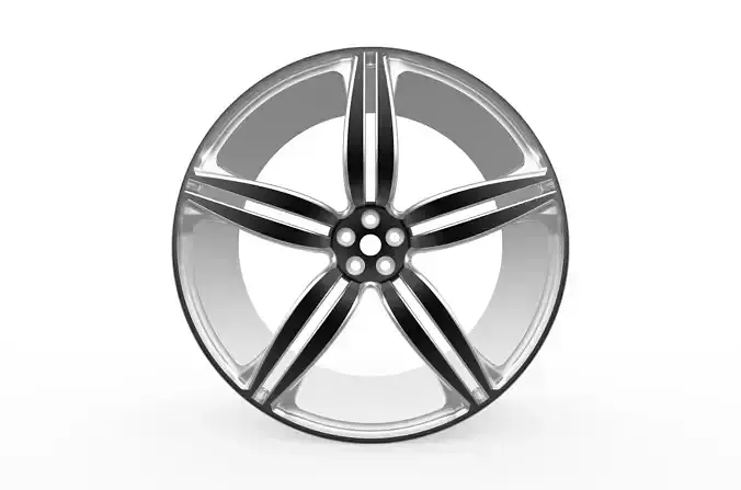 Wheel Rim 3D print model