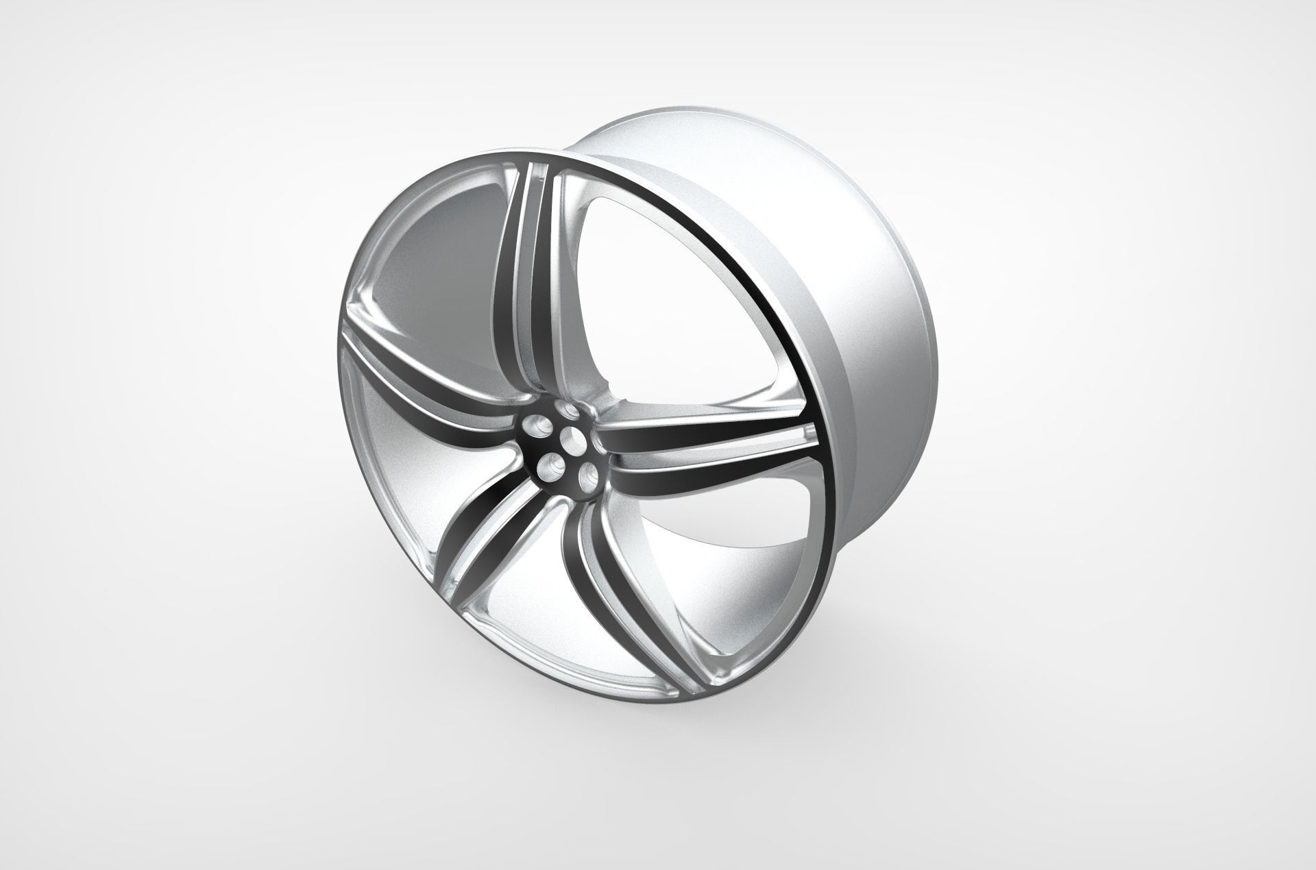 Wheel Rim 3D print model_5