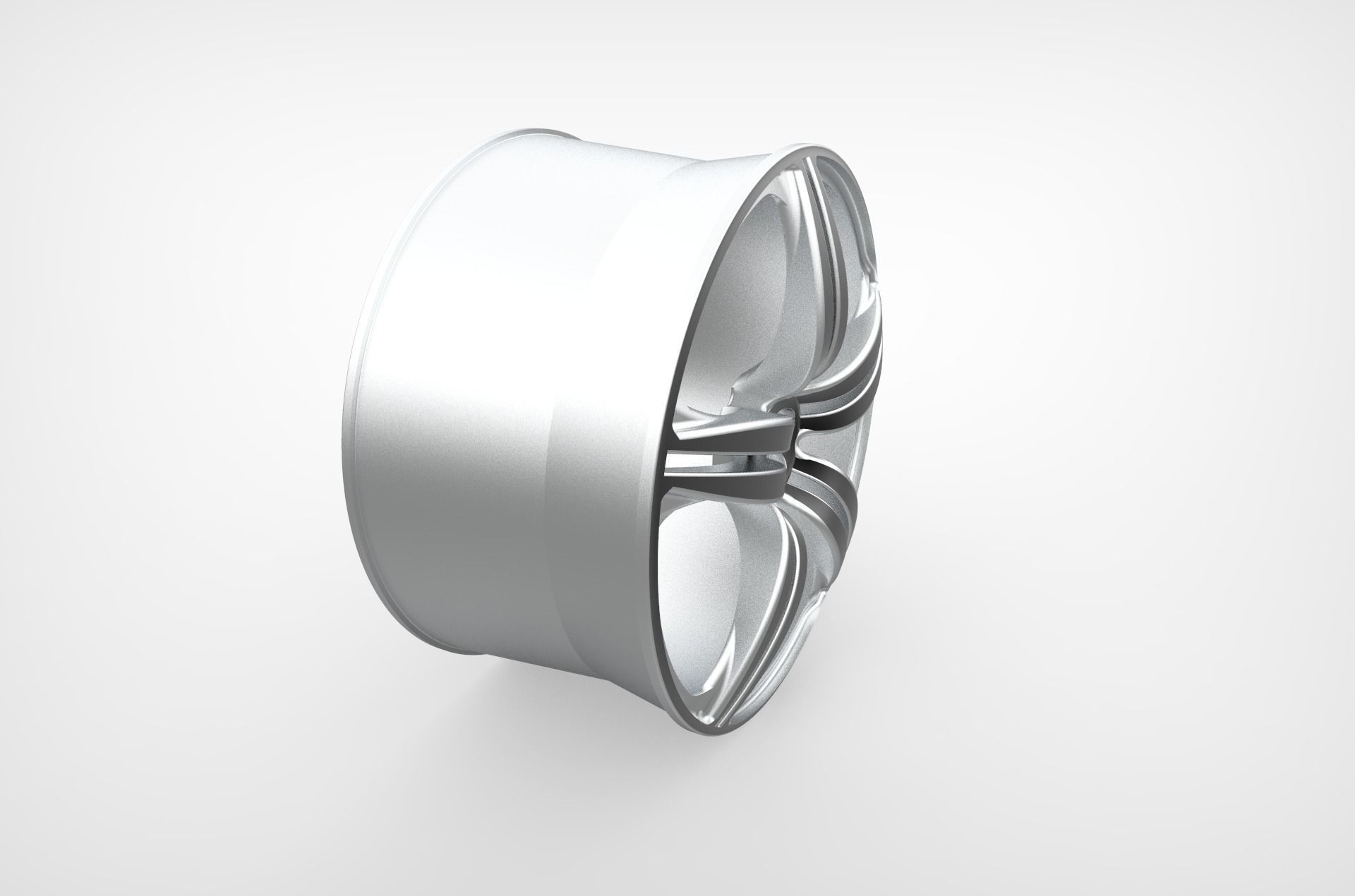 Wheel Rim 3D print model_2