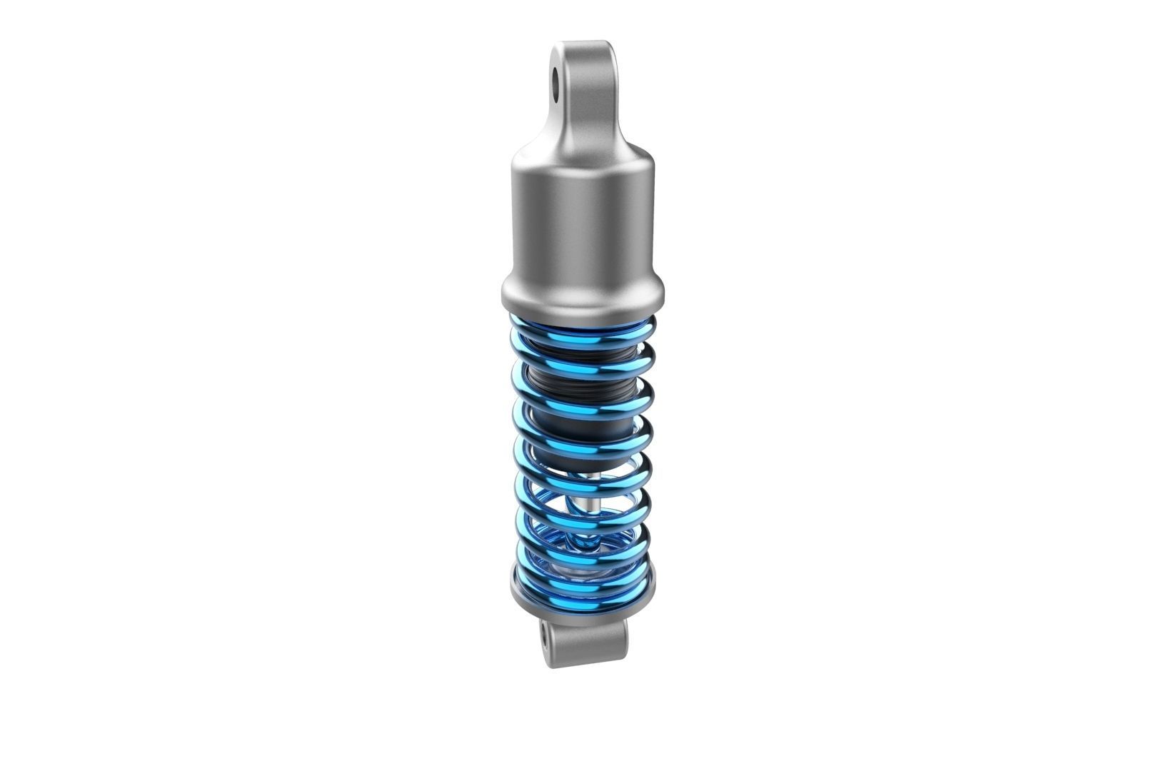 Shock absorber Suspension 3D print model_8