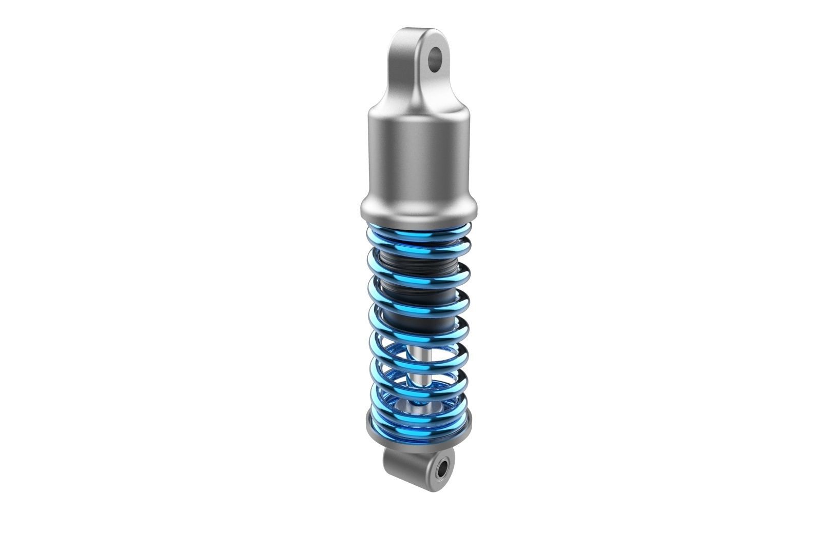 Shock absorber Suspension 3D print model_12