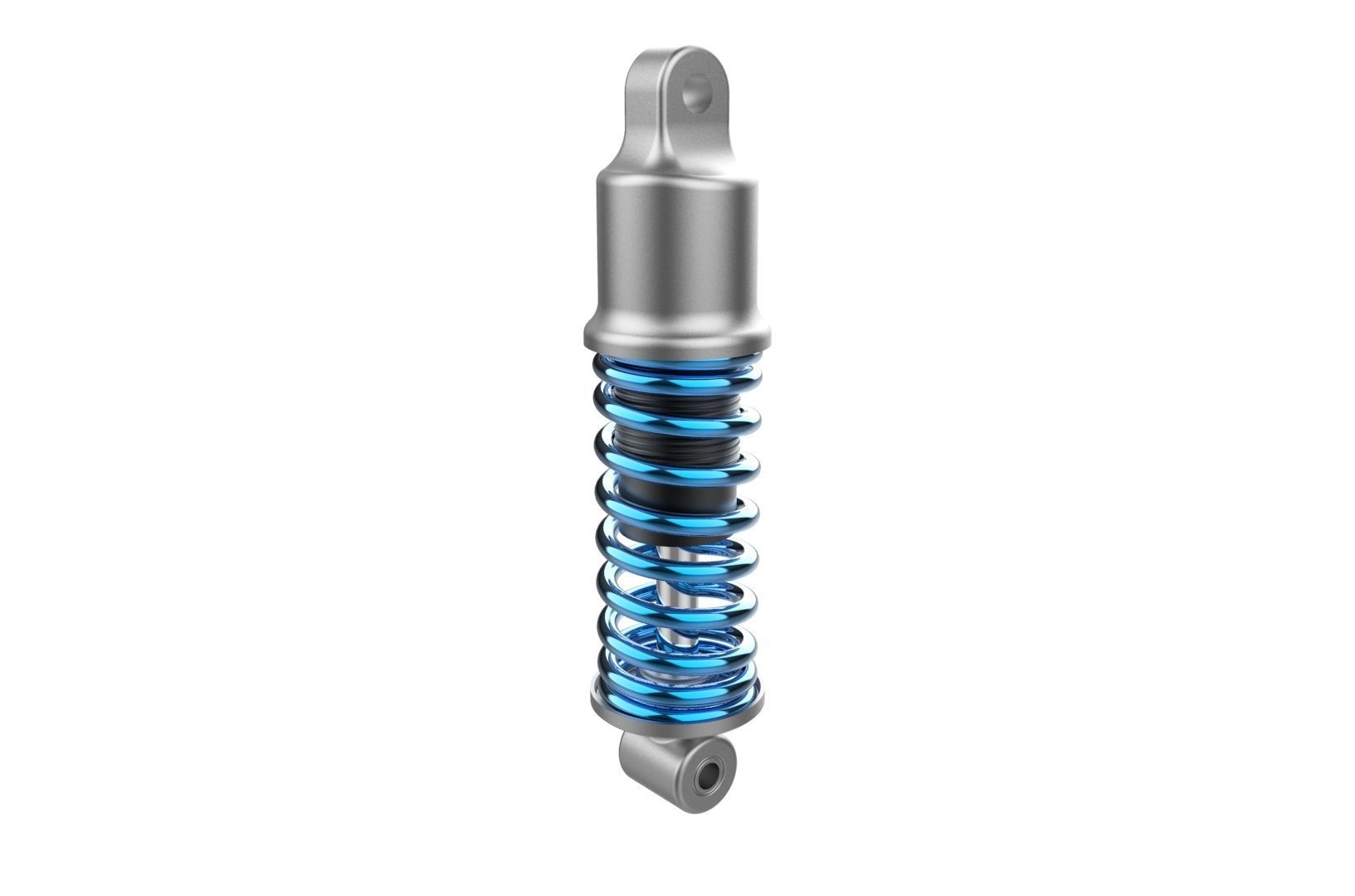 Shock absorber Suspension 3D print model_1