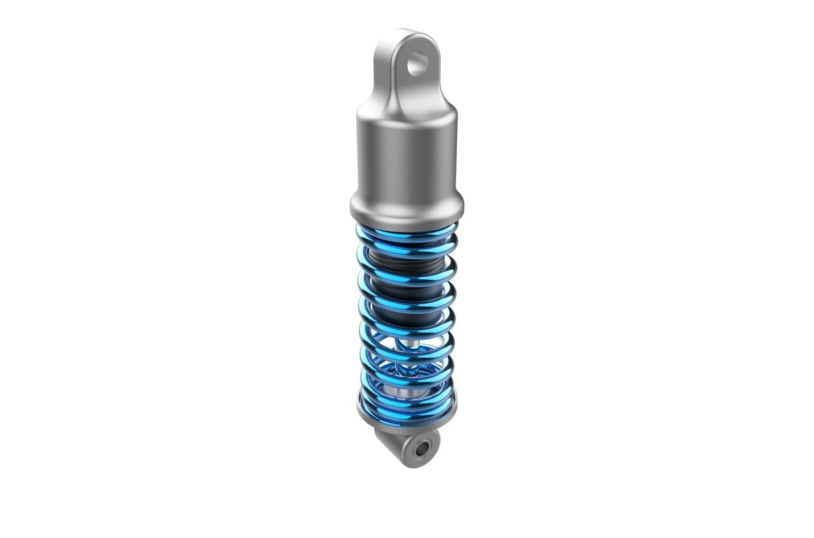 Shock absorber Suspension 3D print model_3