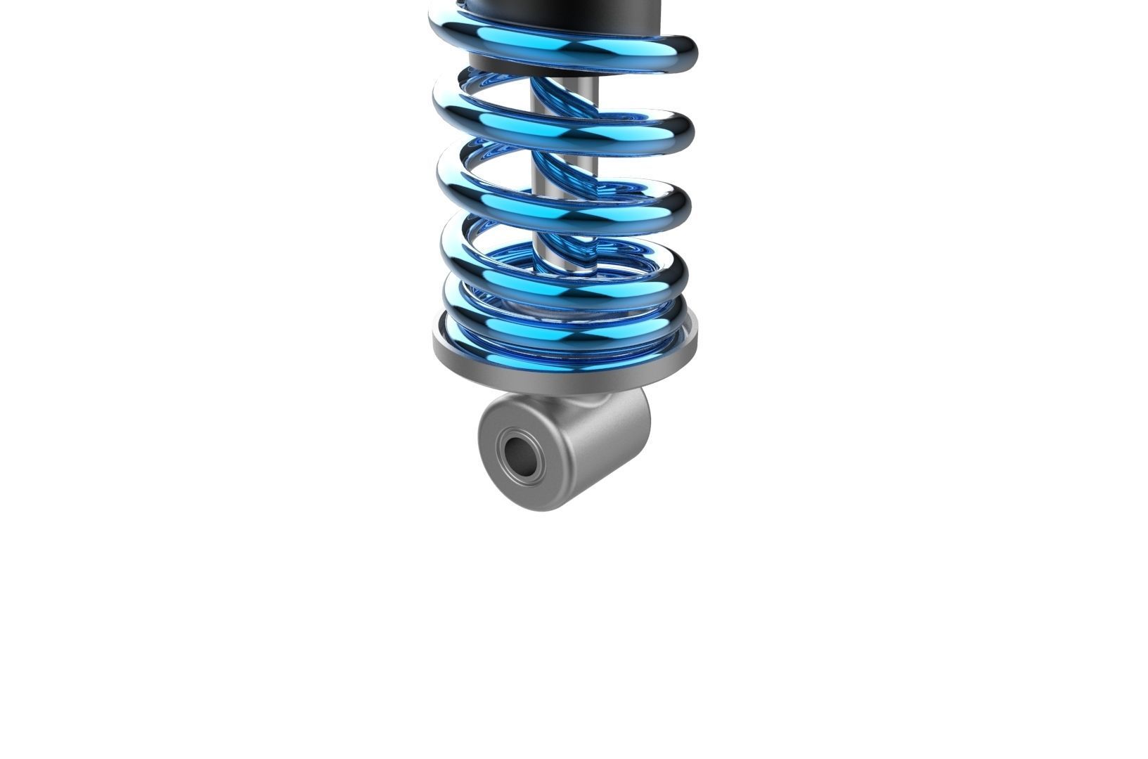 Shock absorber Suspension 3D print model_13