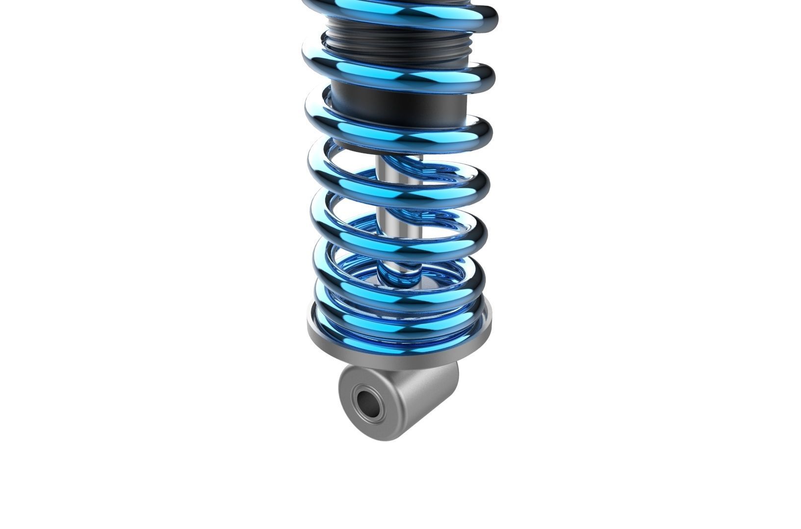 Shock absorber Suspension 3D print model_25