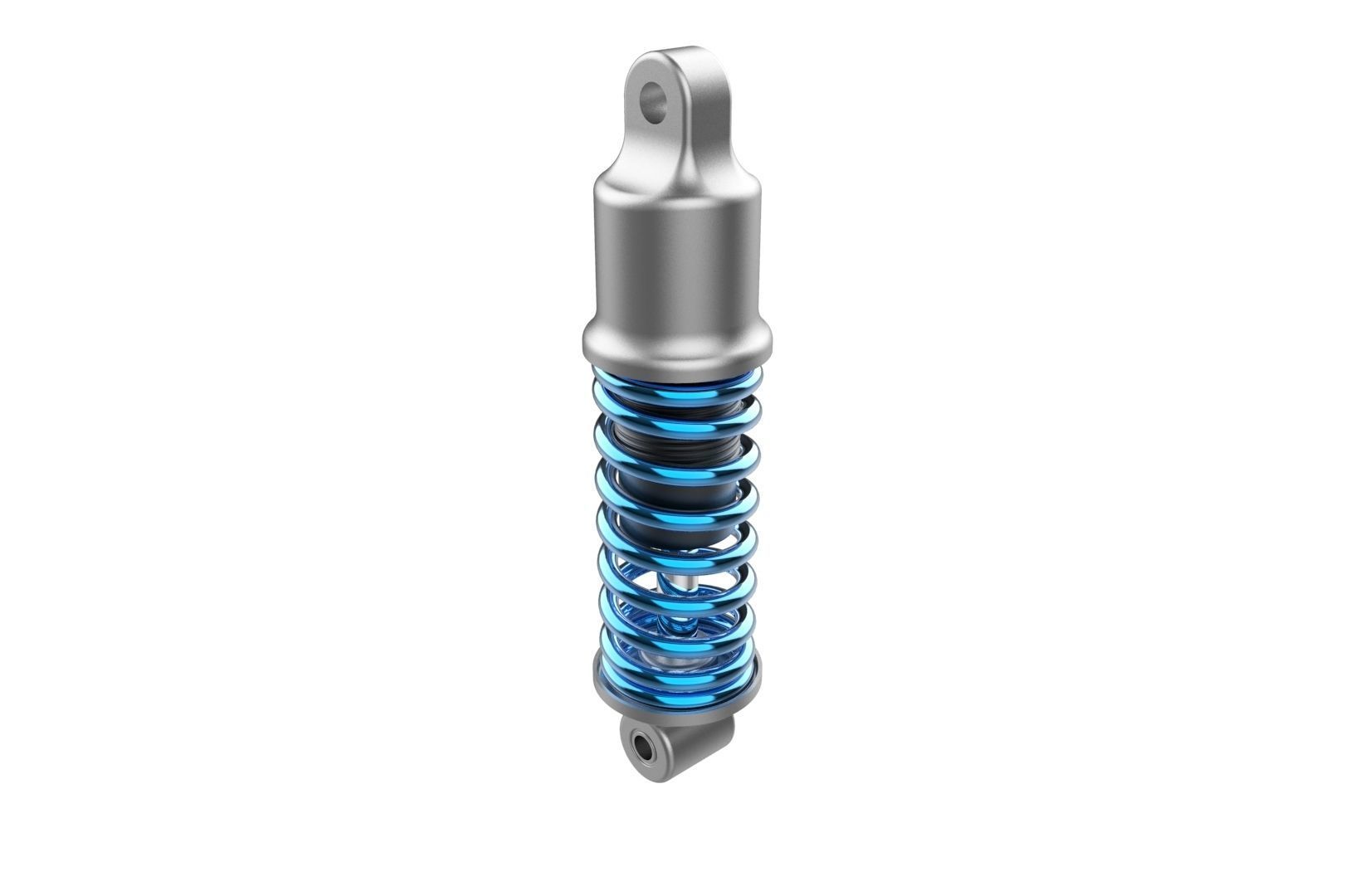 Shock absorber Suspension 3D print model_4