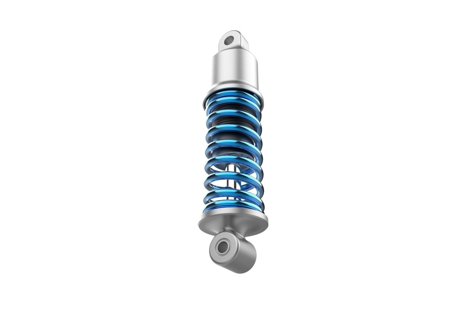 Shock absorber Suspension 3D print model_7