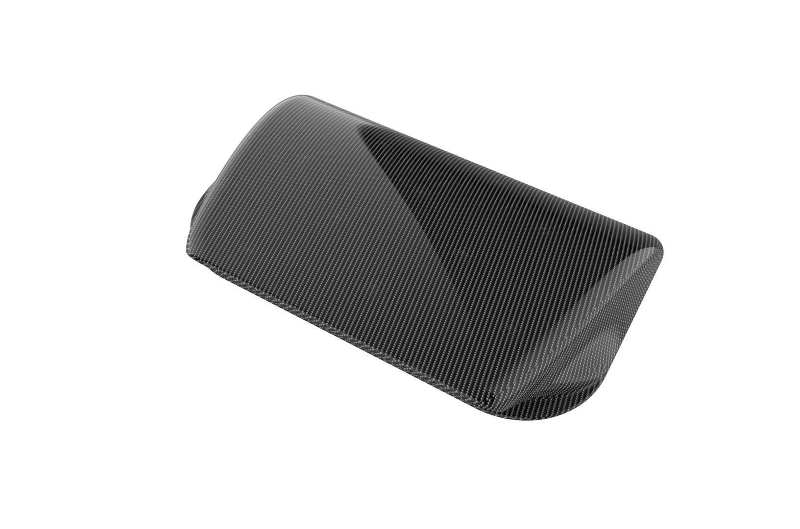 Carbon fiber hood scoop 3D print model_34