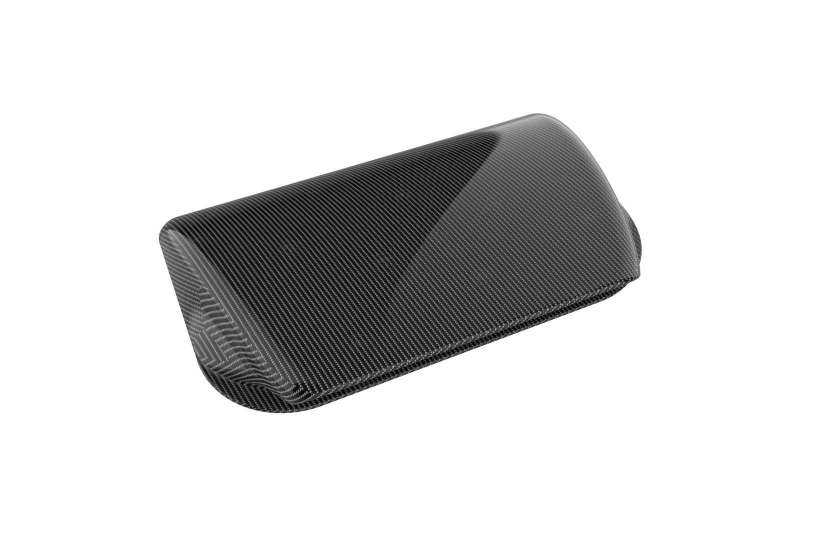 Carbon fiber hood scoop 3D print model_6