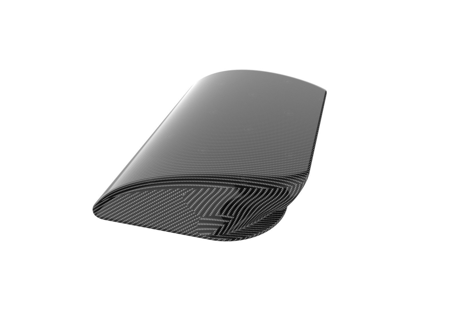 Carbon fiber hood scoop 3D print model_30