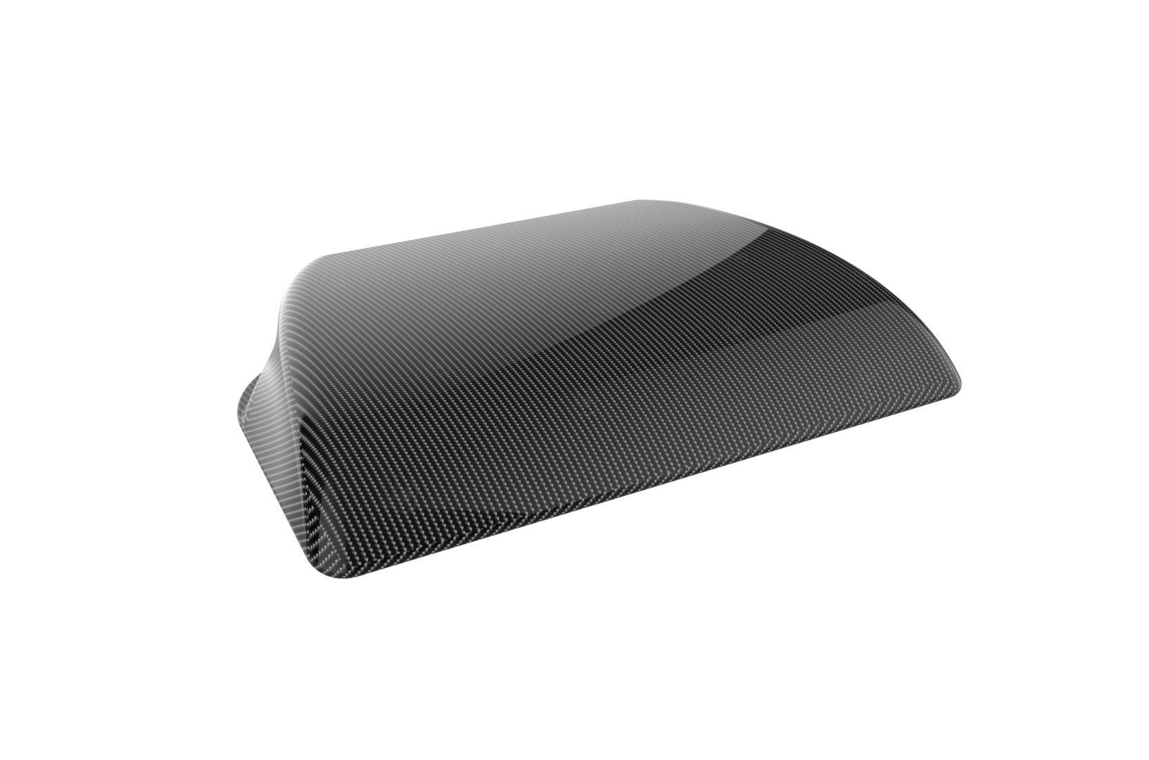 Carbon fiber hood scoop 3D print model_38