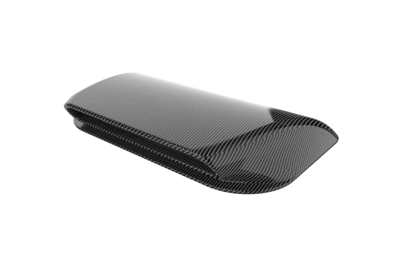 Carbon fiber hood scoop 3D print model_0