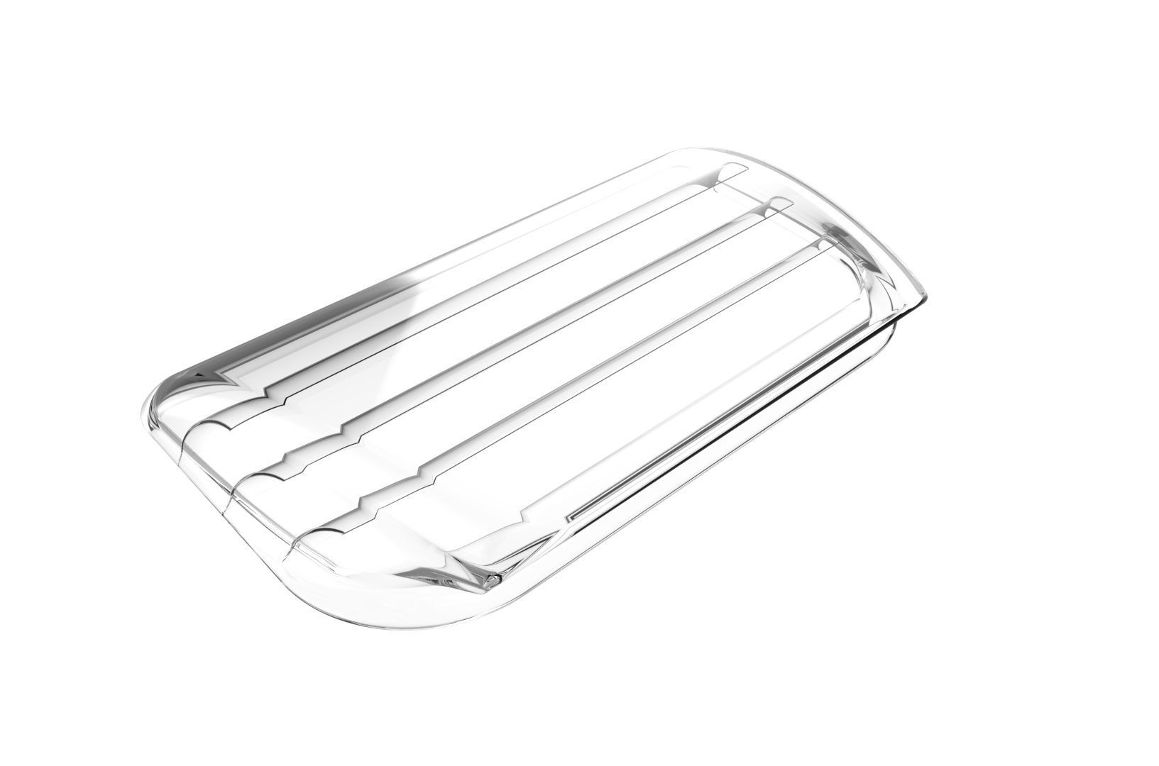 Carbon fiber hood scoop 3D print model_23