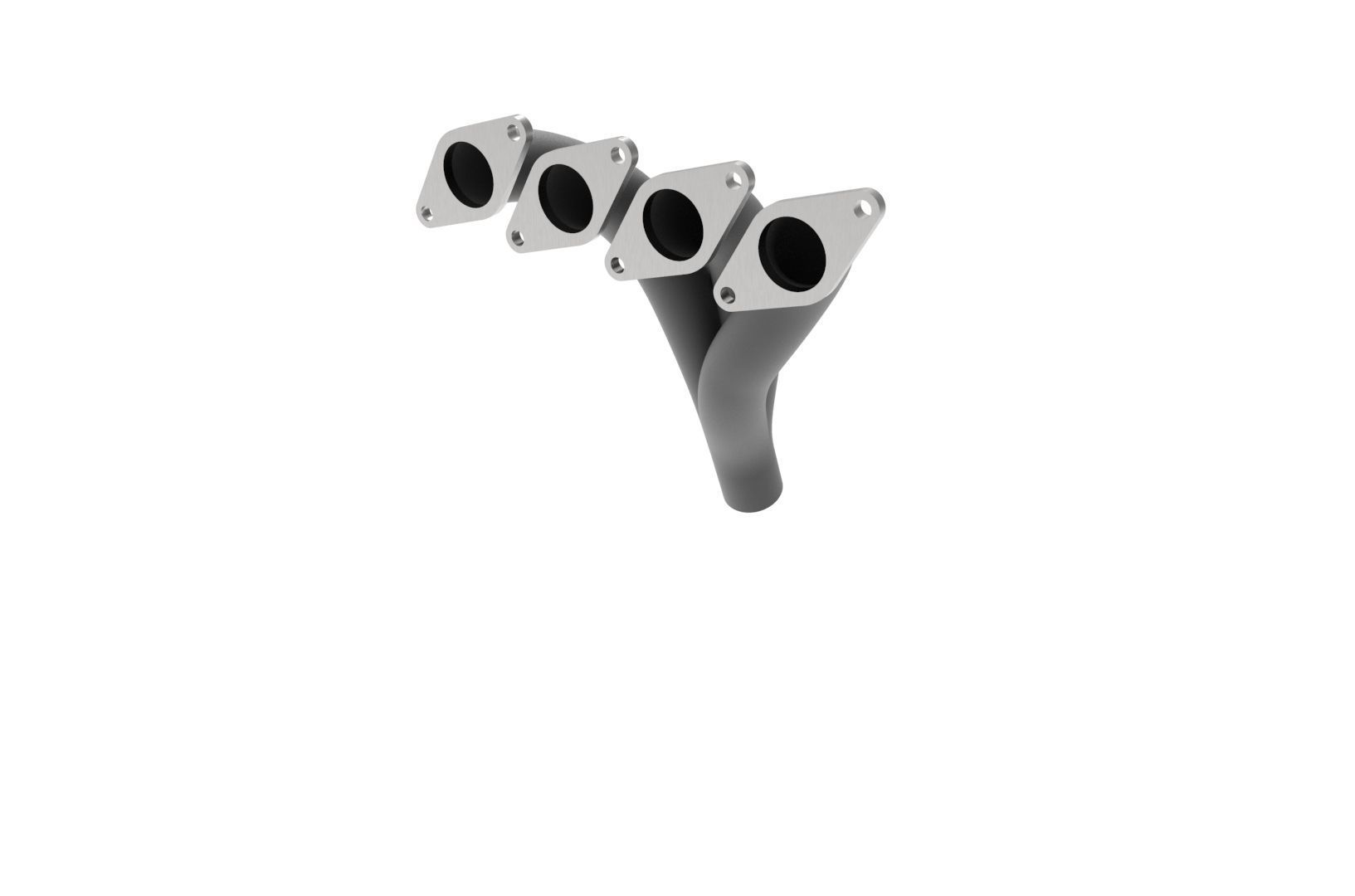 Exhaust manifold 3D print model_8