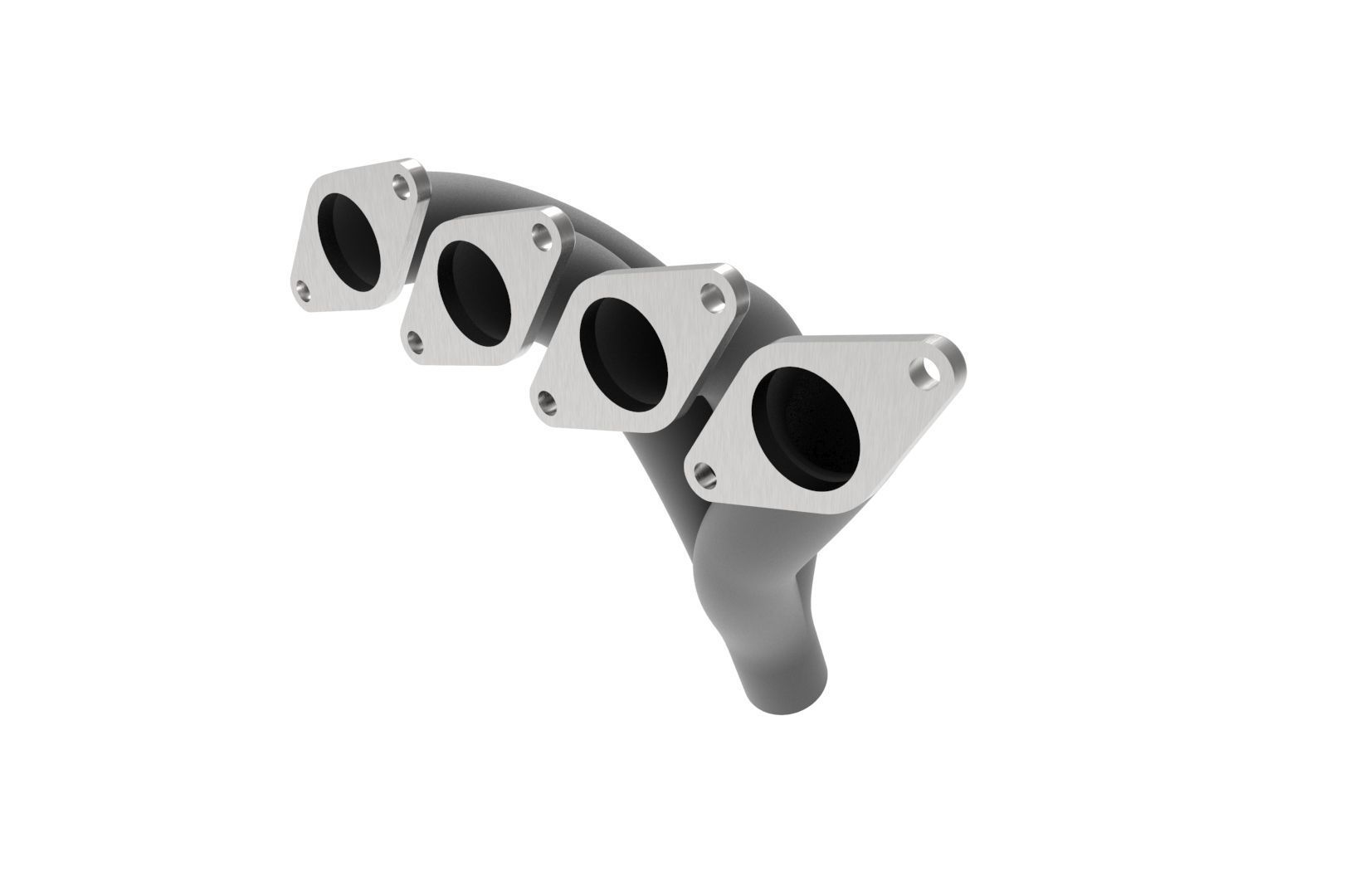 Exhaust manifold 3D print model_15