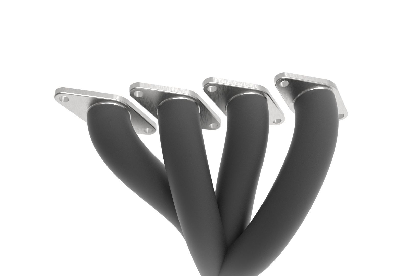 Exhaust manifold 3D print model_13