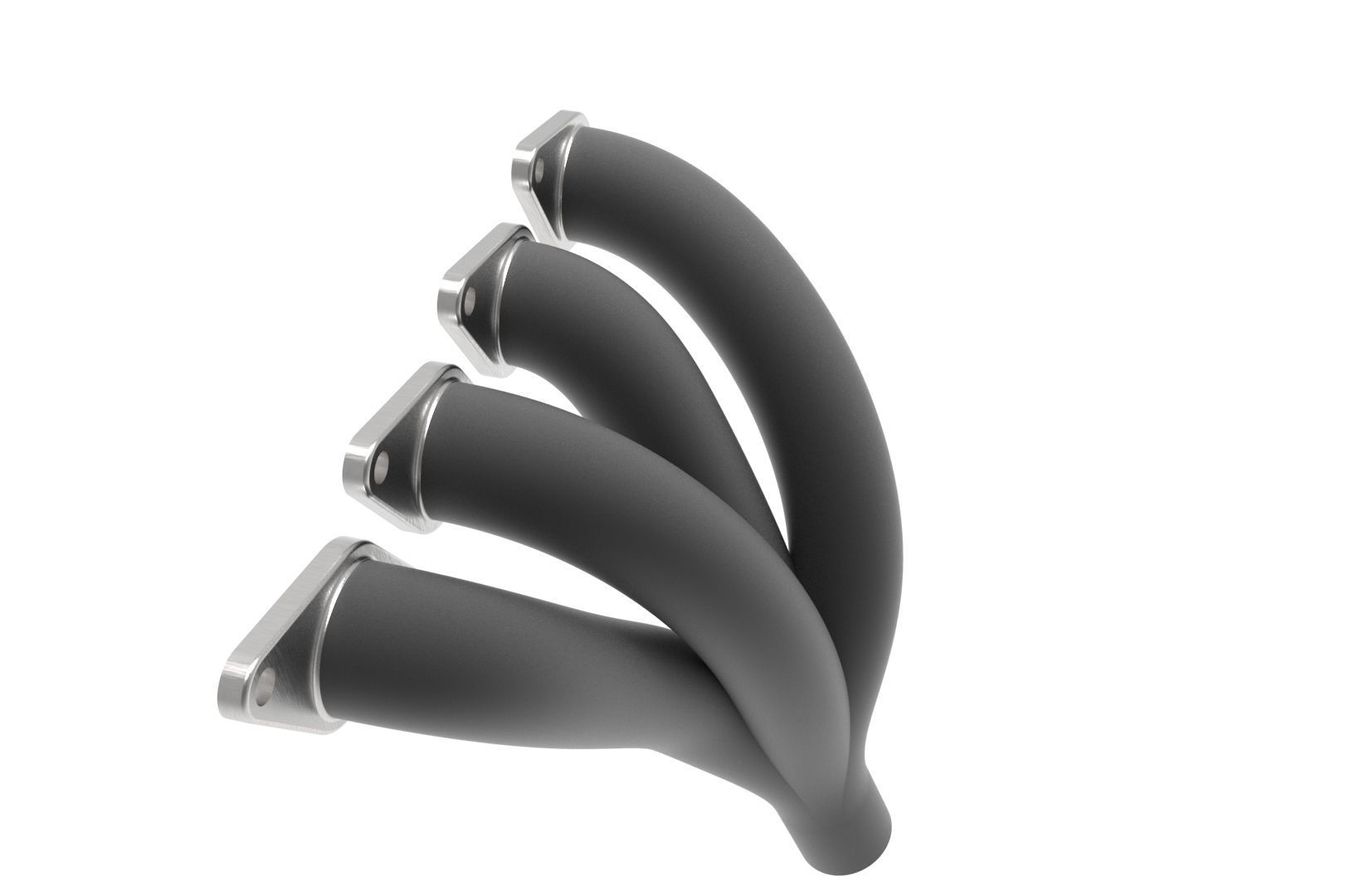 Exhaust manifold 3D print model_14