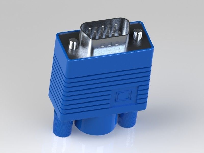 VGA Adapter 3D print model_18