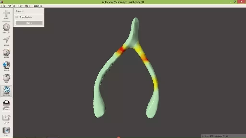 Vegetarian Wishbone Free 3D print model