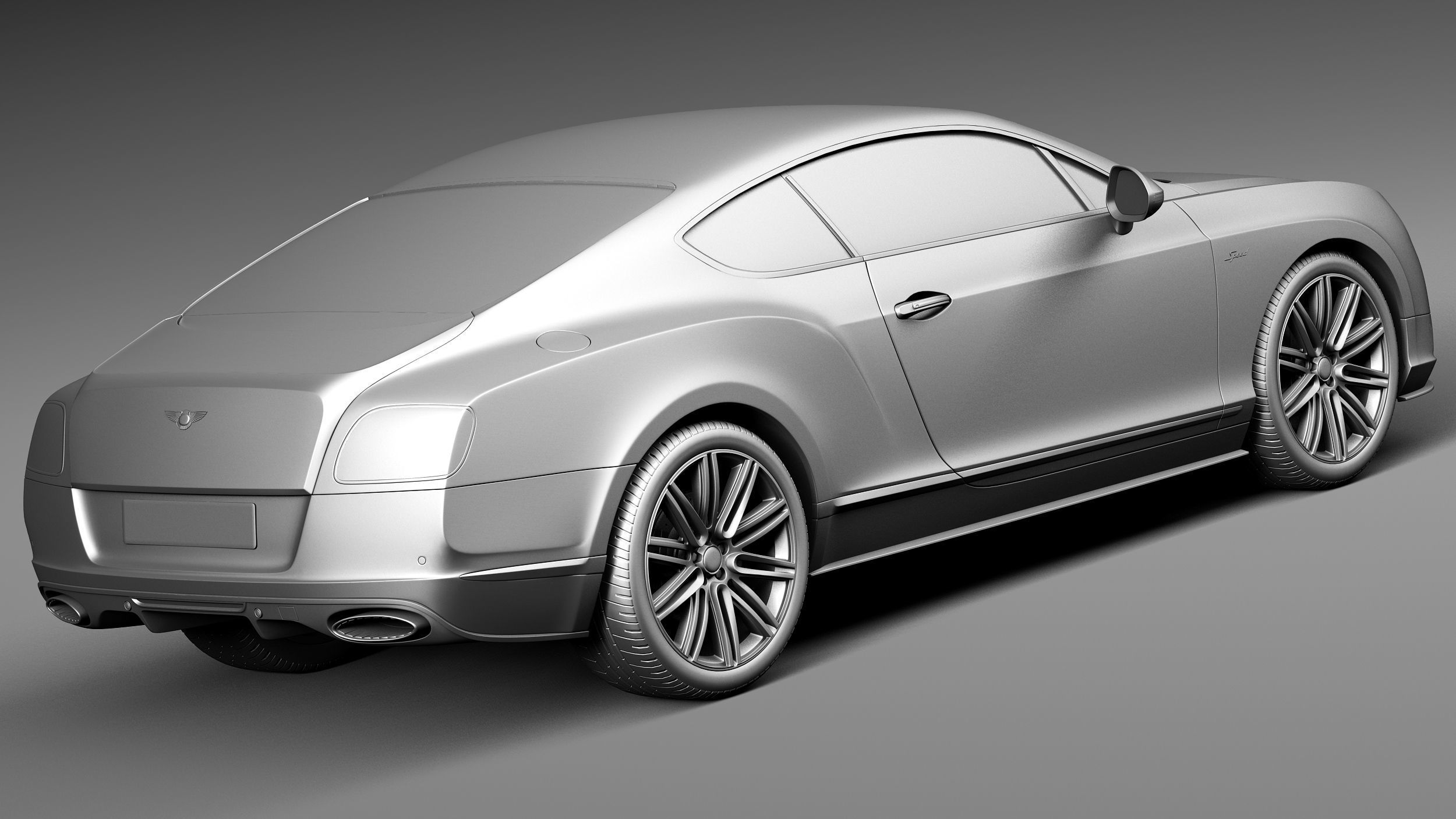 Bentley Continental GT Speed 2015 3D model_12