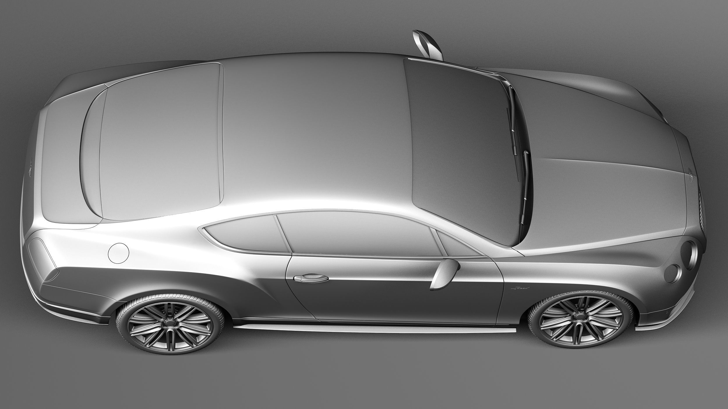Bentley Continental GT Speed 2015 3D model_15